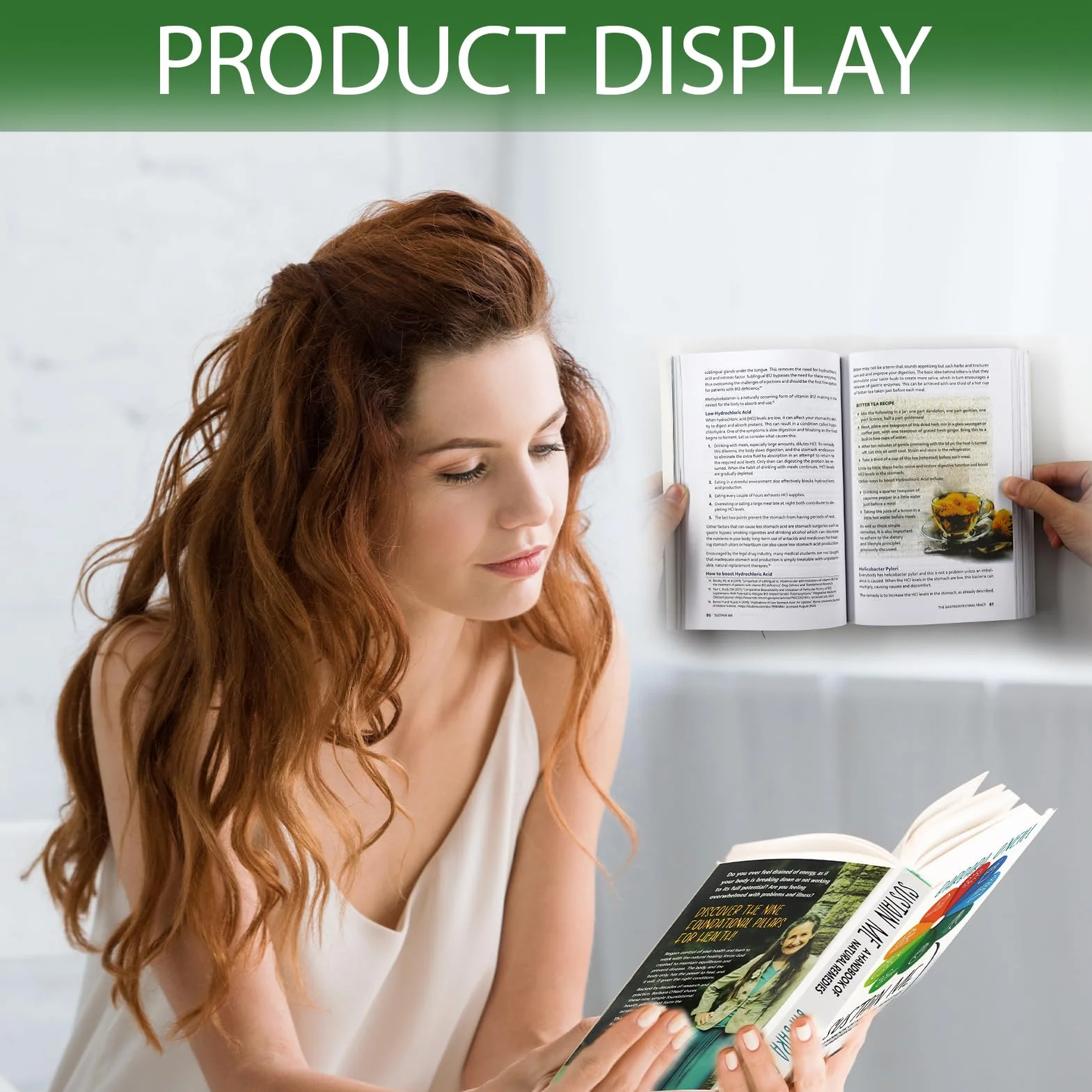 Sustain Me, Libri di Terapia a Base di Erbe, Enciclopedie a Base di Erbe, Libri di Terapia Naturale, Nove Pilastri Della Salute, Libri Essenziali per Gli Appassionati di Salute