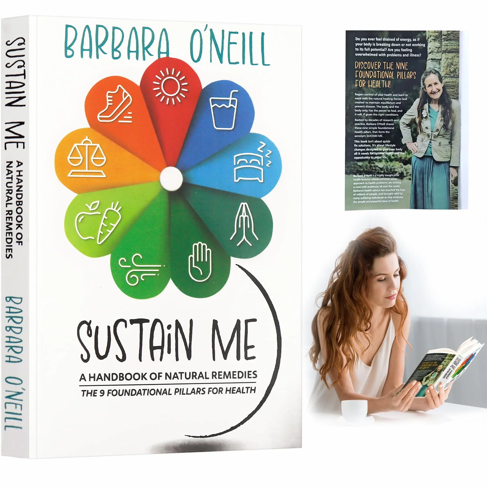 Sustain Me, Libri di Terapia a Base di Erbe, Enciclopedie a Base di Erbe, Libri di Terapia Naturale, Nove Pilastri Della Salute, Libri Essenziali per Gli Appassionati di Salute