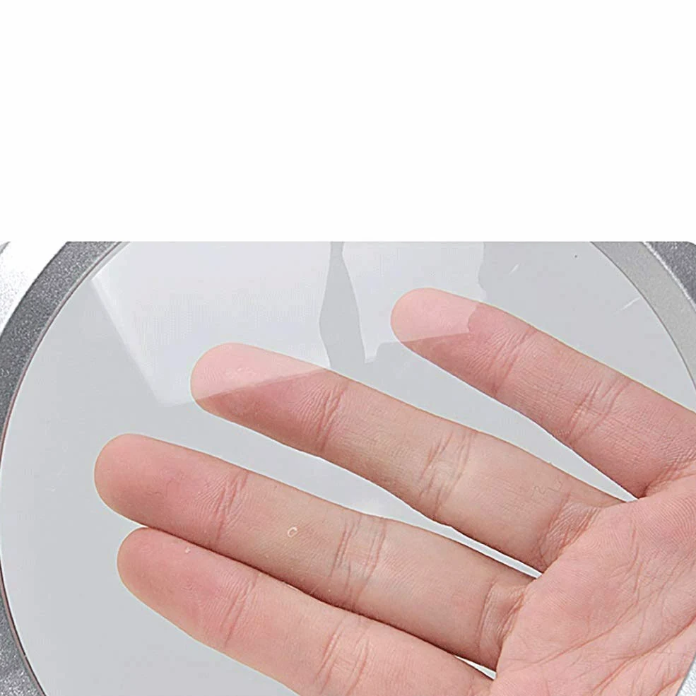 Lampada da Tavolo con Lente d'Ingrandimento per Anziani, Ideale per Leggere sul Cellulare, con Lente Grande 30x e Angolo Regolabile.