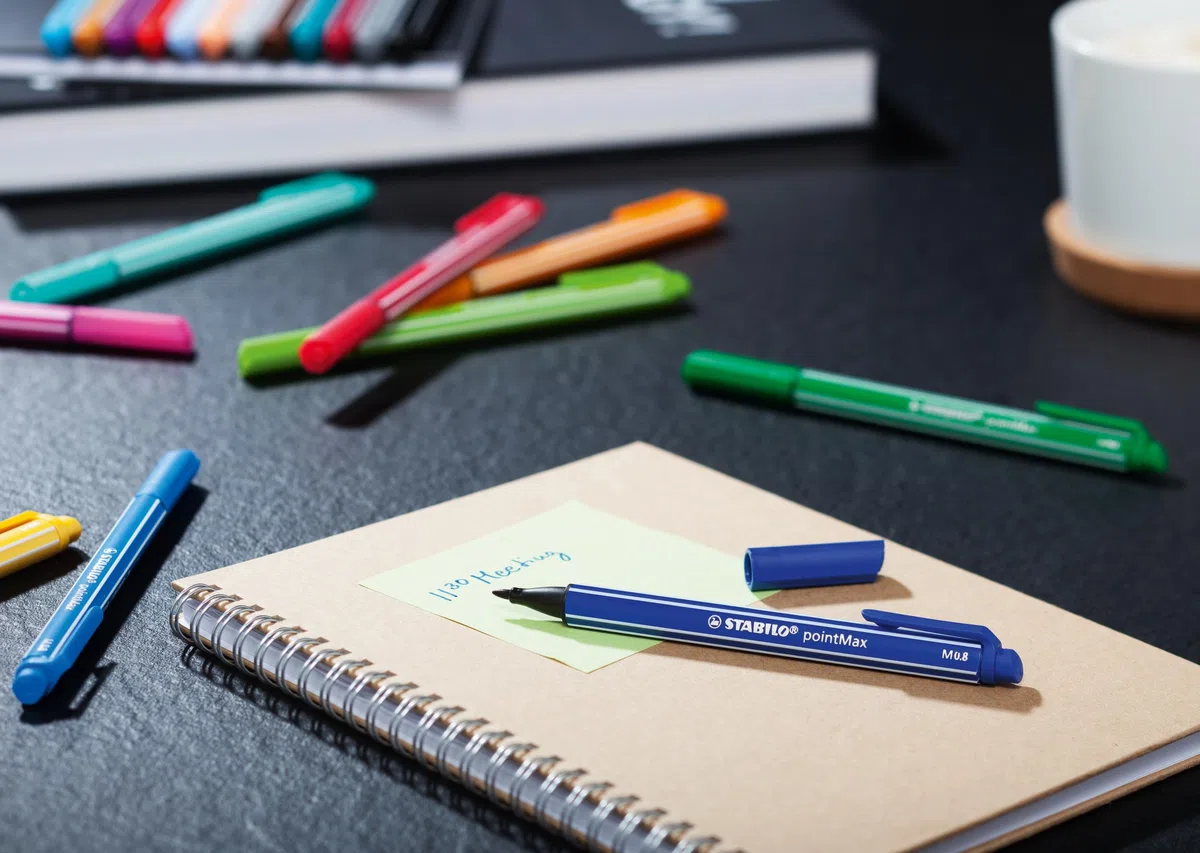 STABILO pointMax - Fineliner Premium - Confezione da 10 - Nero