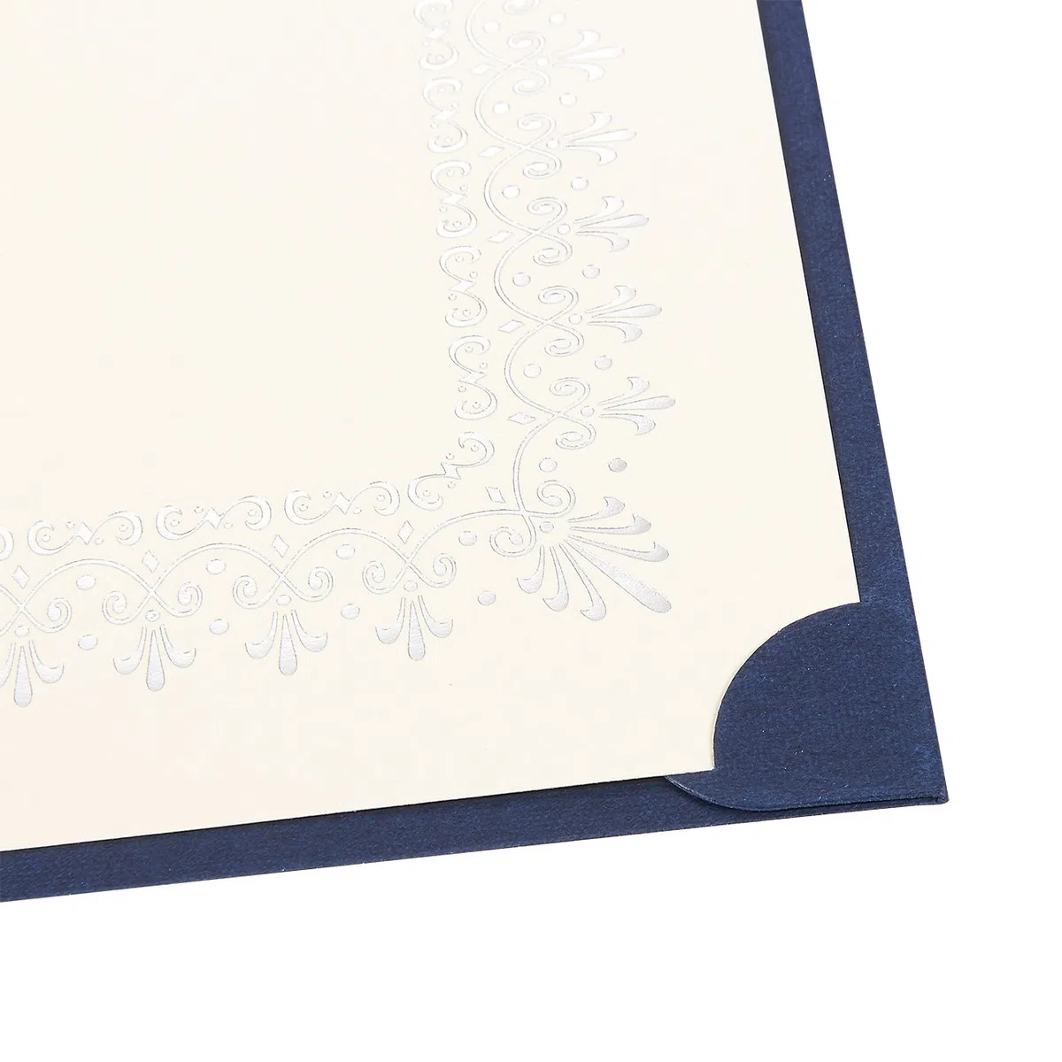 Cartelline Porta Certificato, Confezione da 12, per Diploma e Certificati di Dimensione A4, Blu, 22 x 30,8 cm