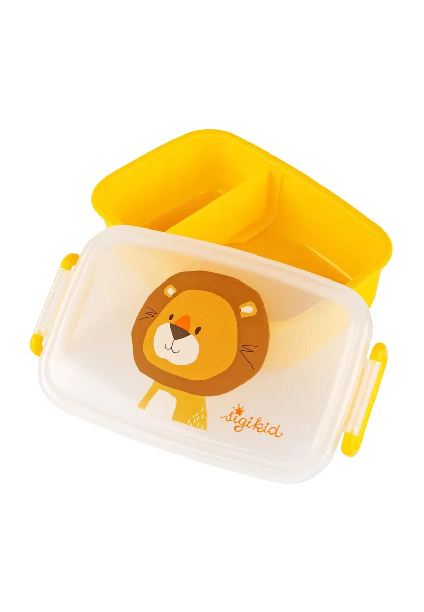 Sigikid 25364 - Contenitore per il pranzo con divisorio, senza BPA, sicuro, leggero, consigliato per bambini a partire da 1 anno