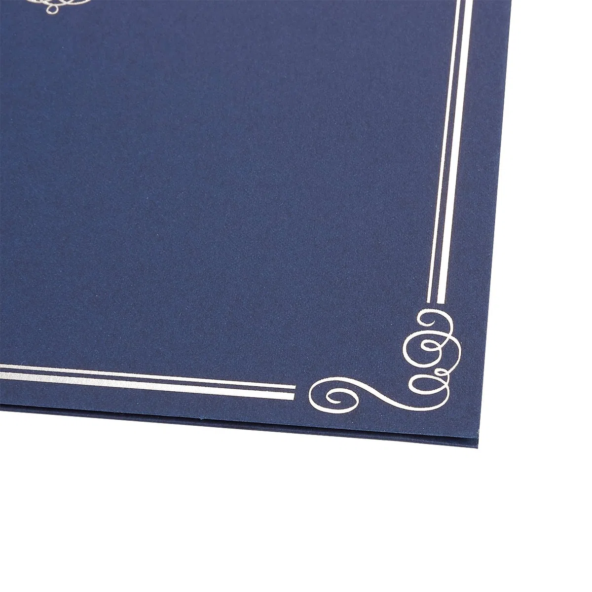 Cartelline Porta Certificato, Confezione da 12, per Diploma e Certificati di Dimensione A4, Blu, 22 x 30,8 cm