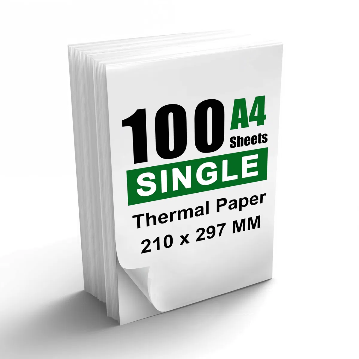 100 Fogli Carta Termica A4, 8,27x11,69' Carta Termica (210 x 297 mm) per Stampante Termica Portatile, Compatibile con MT800/M08F, per Scuola o Lavoro, Stampa Documenti, Immagini, ecc.