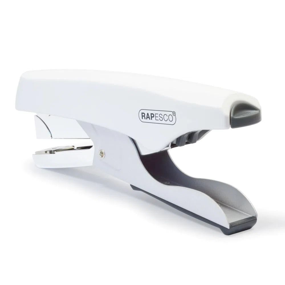 Rapesco 1398 ECO Whale Cucitrice a Pinza, Capacità 45 Fogli, Bianco Mate
