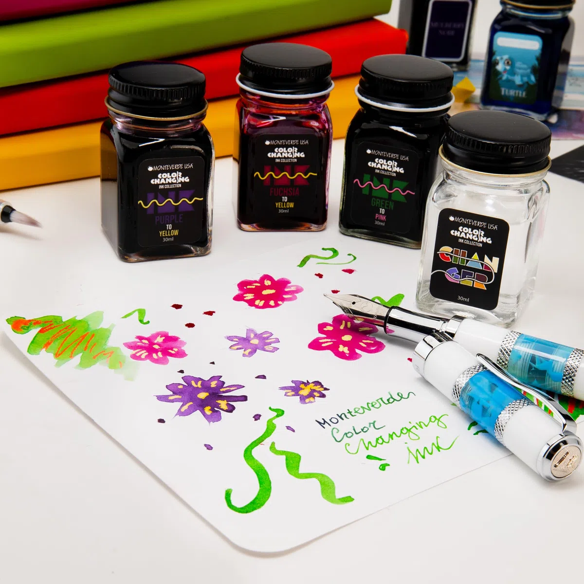 Monteverde USA 30 ml Colore Cambiare Inchiostro Collection - 10 pz Inchiostro Regalo Set