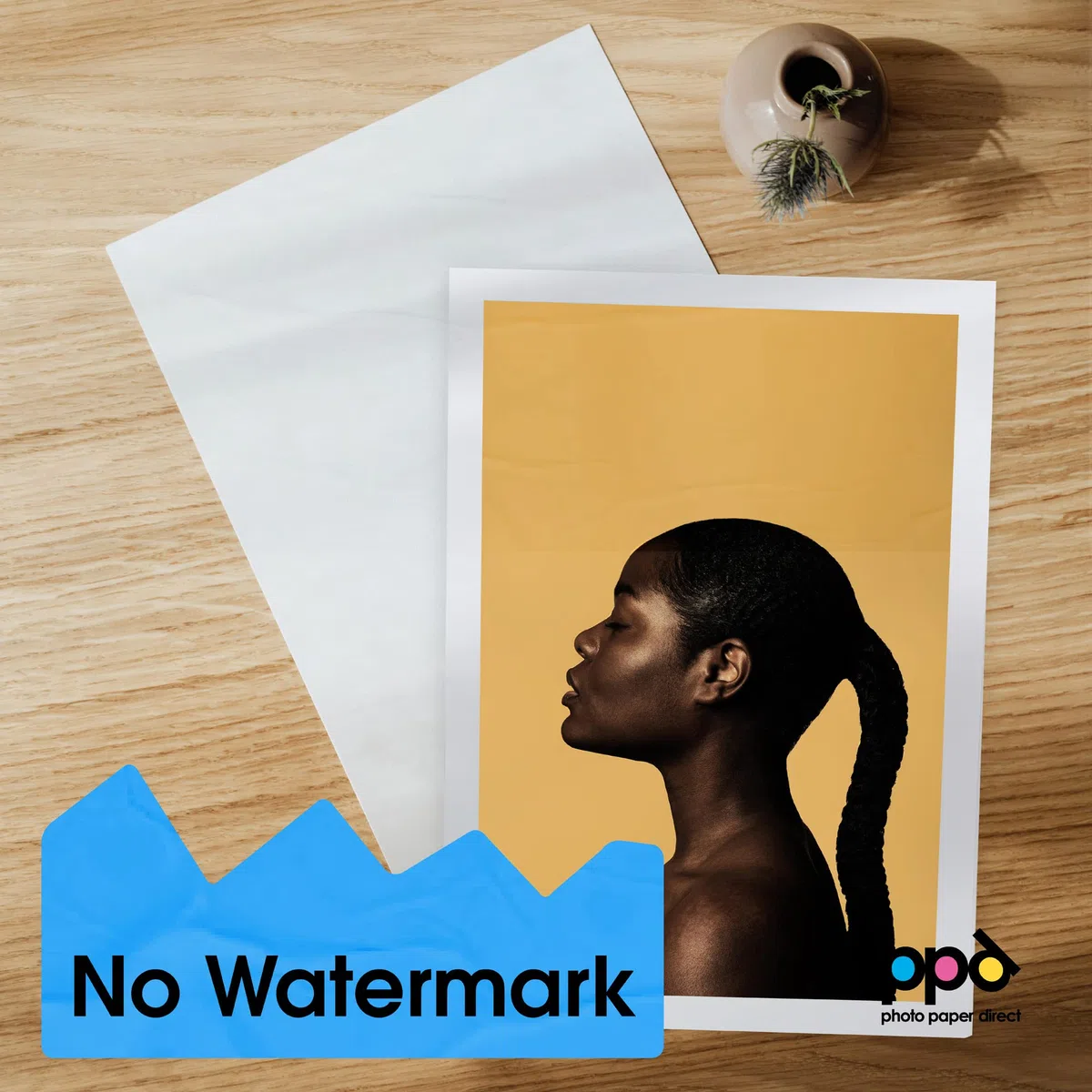 PPD A4 50 Fogli 200g Carta Fotografica Professionale Satinata Perlata Per Inkjet - PPD-68-50