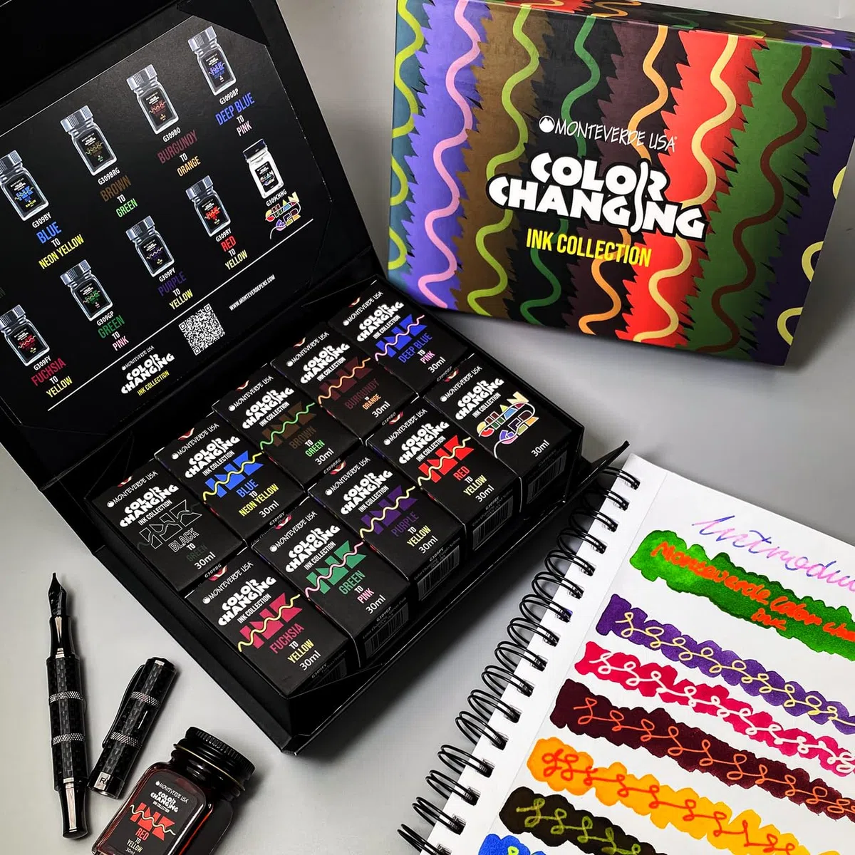 Monteverde USA 30 ml Colore Cambiare Inchiostro Collection - 10 pz Inchiostro Regalo Set
