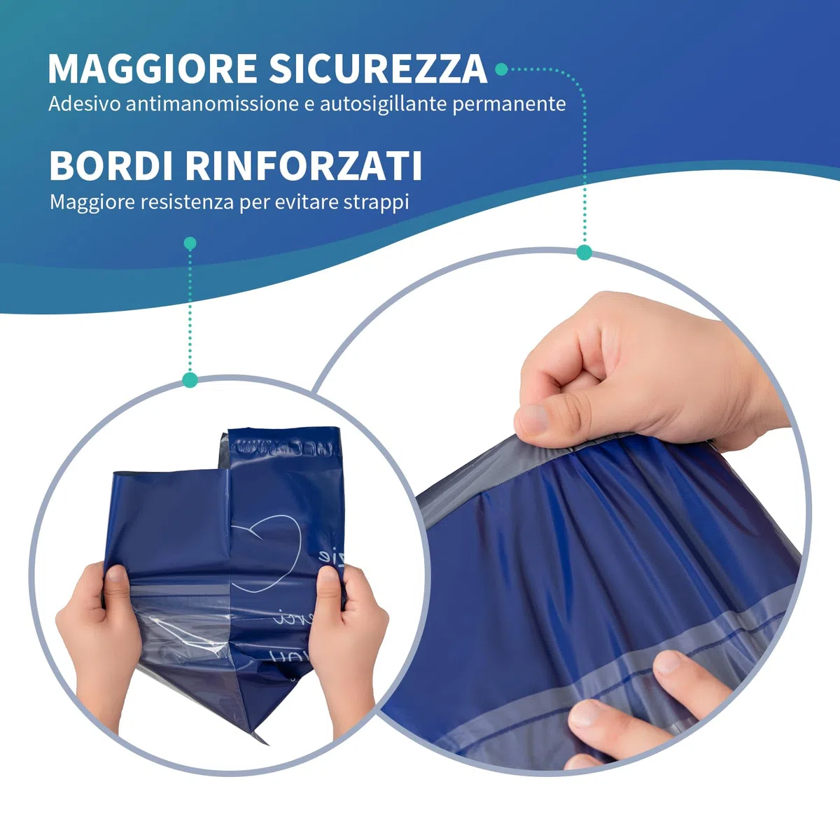 Buste per Spedizioni Vinted, 30 pezzi Autoadesive Sacchetti Spedizione, 3 Taglie, Impermeabili, Opaqui, Resistenti allo Strappo