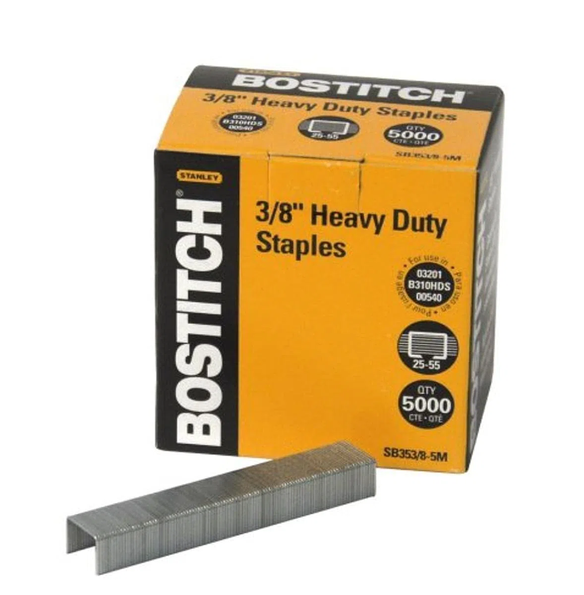 Bostitch - Punti metallici per spillatrice, robusti e di alta qualità 5000 per Box Steel