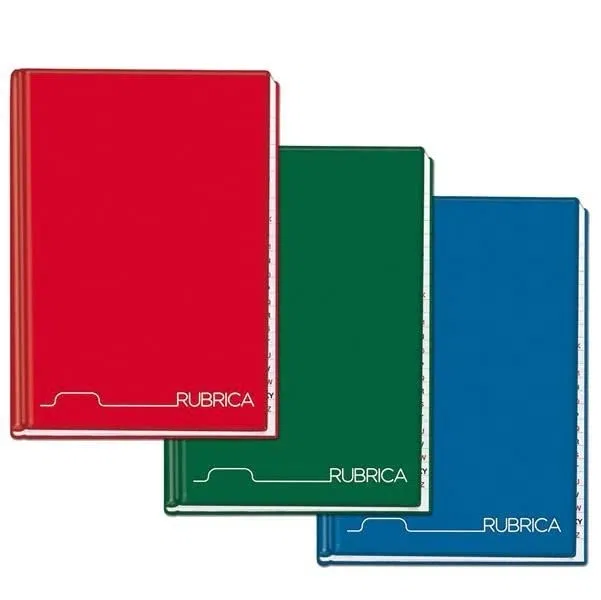 Agendepoint.it - Rubrica Telefonica A4 Cartonata 21x30 384 Pagine 192 Fogli Interno Rigato