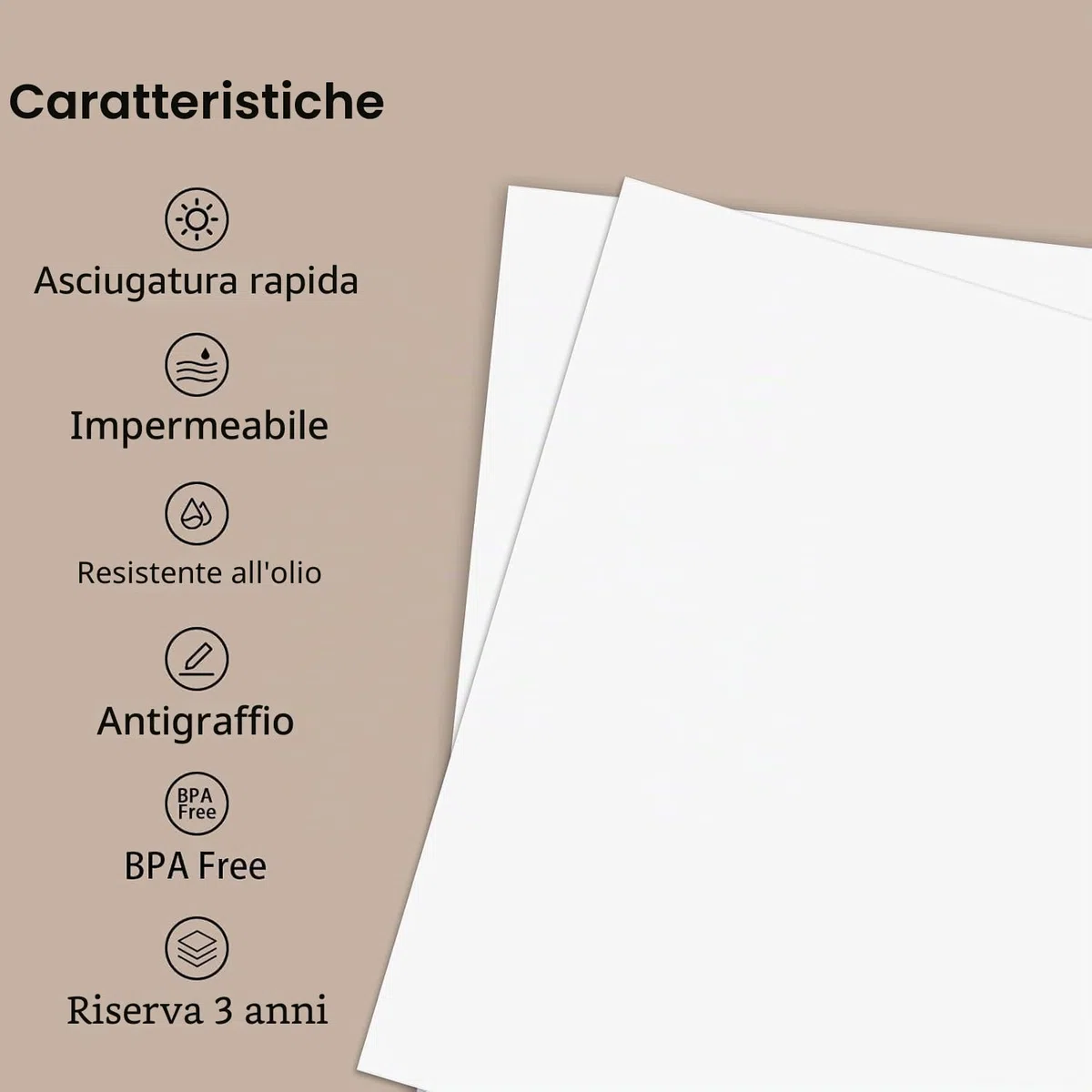 100 Fogli Carta Termica A4, 8,27x11,69' Carta Termica (210 x 297 mm) per Stampante Termica Portatile, Compatibile con MT800/M08F, per Scuola o Lavoro, Stampa Documenti, Immagini, ecc.