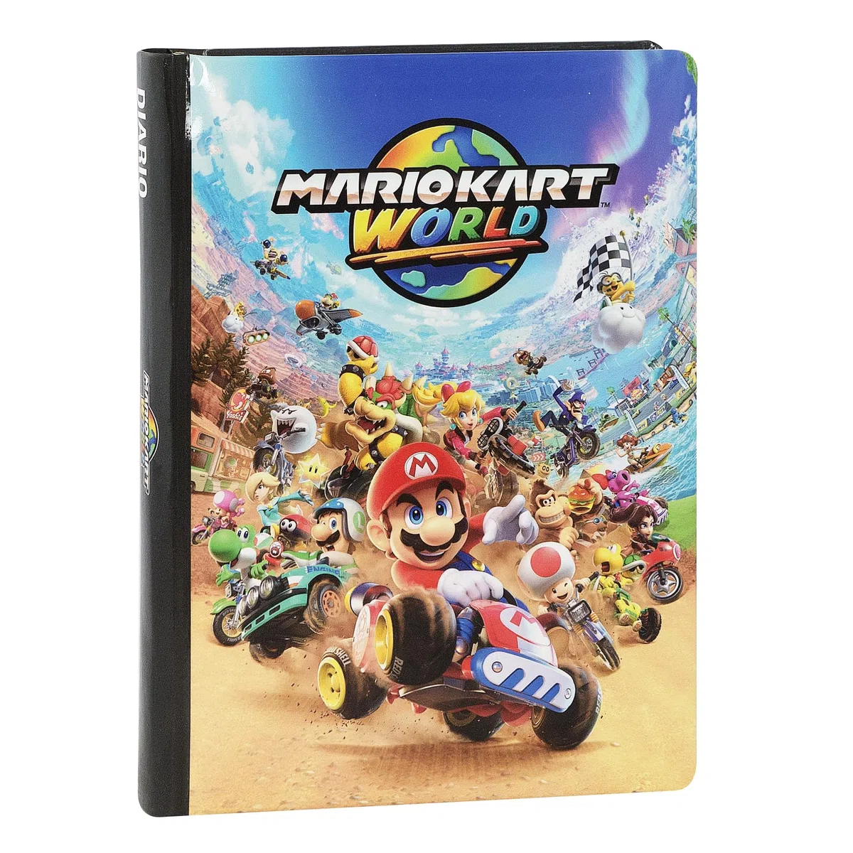 MARIO KART - Diario Scuola Ufficiale Mario Kart, Diario Scolastico 12 Mesi, Ideale per la Scuola Elementare, con Copertina Imbottita e 320 Pagine Interne Stampate a Colori, 13 x 17,8H cm