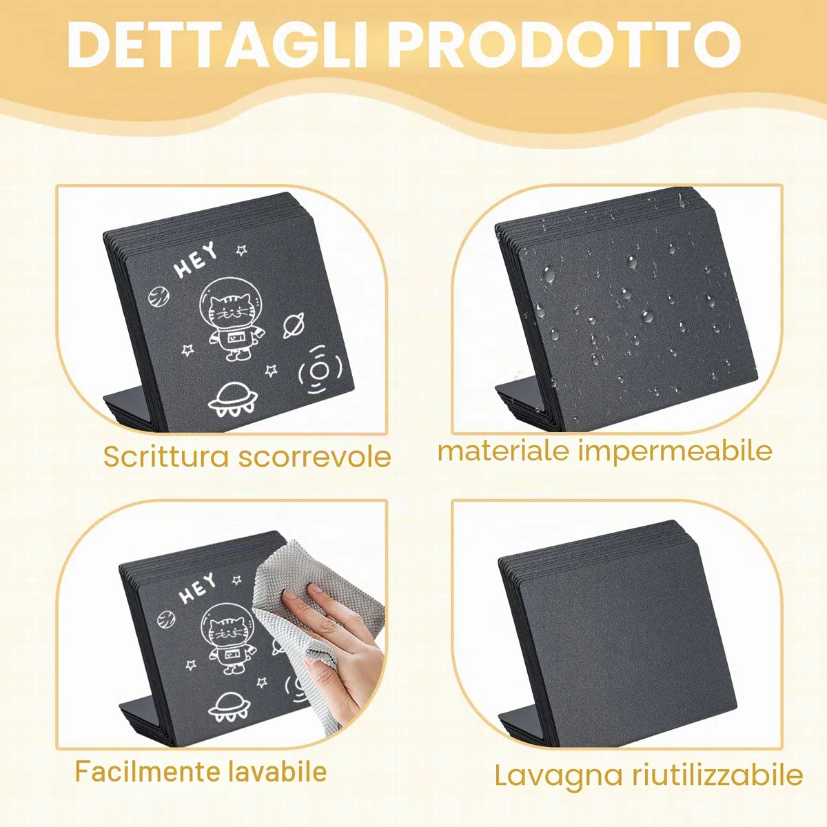 30 Pezzi Mini Lavagnetta Cancellabili Mini Lavagna Piccola Cartellini Prezzi per Matrimoni Segnaposto Buffet