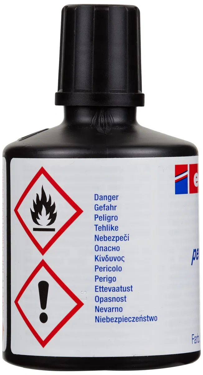 Edding T100-01 - Frasco tinta 100 ml, color negro