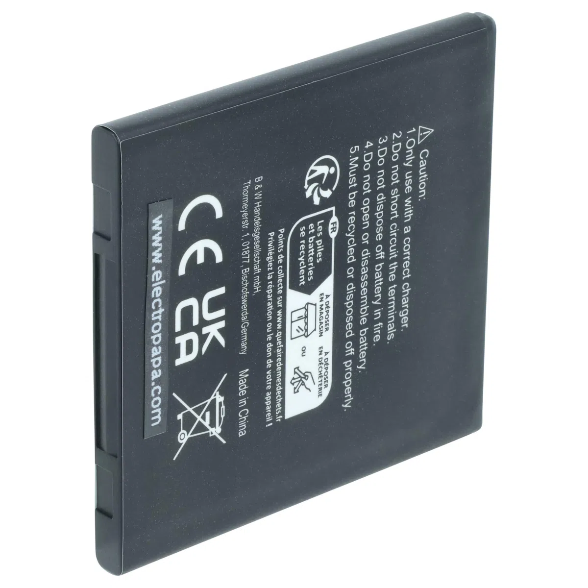 vhbw batteria compatibile con Pax D200, D200T, IS275, Mini, myPOS D200 lettore di codici a barre, POS (1800mAh, 3,7V, Li-Poly)