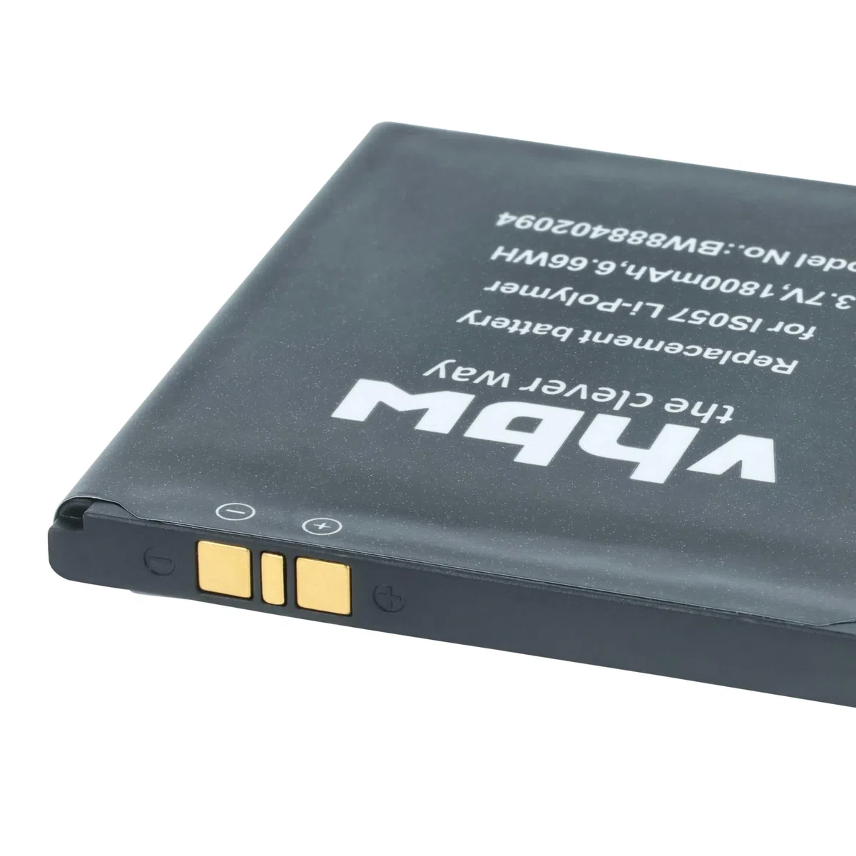vhbw batteria compatibile con Pax D200, D200T, IS275, Mini, myPOS D200 lettore di codici a barre, POS (1800mAh, 3,7V, Li-Poly)