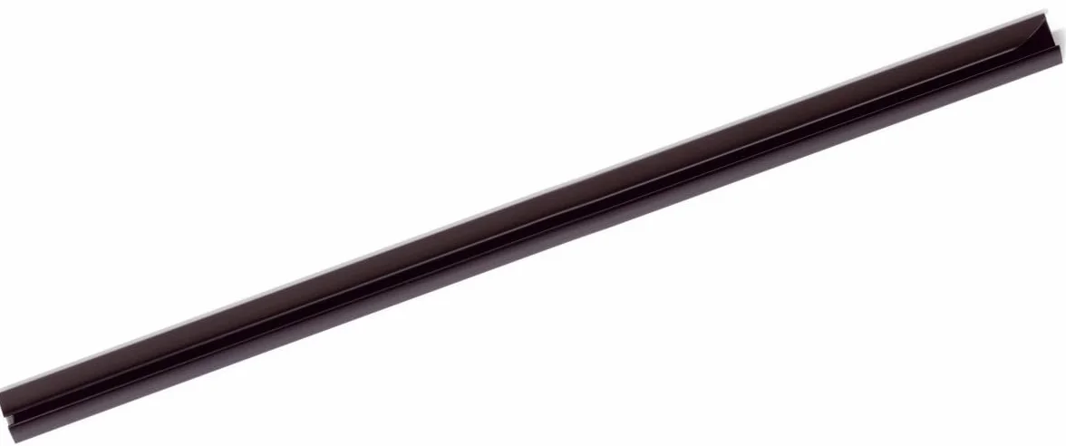 Durable 291201 - Dorsino rilegafogli, lunghezza 210 mm, capacità 40-100 fogli, dorso 12 mm, larghezza 13 mm, nero, confezione da 25 pezzi