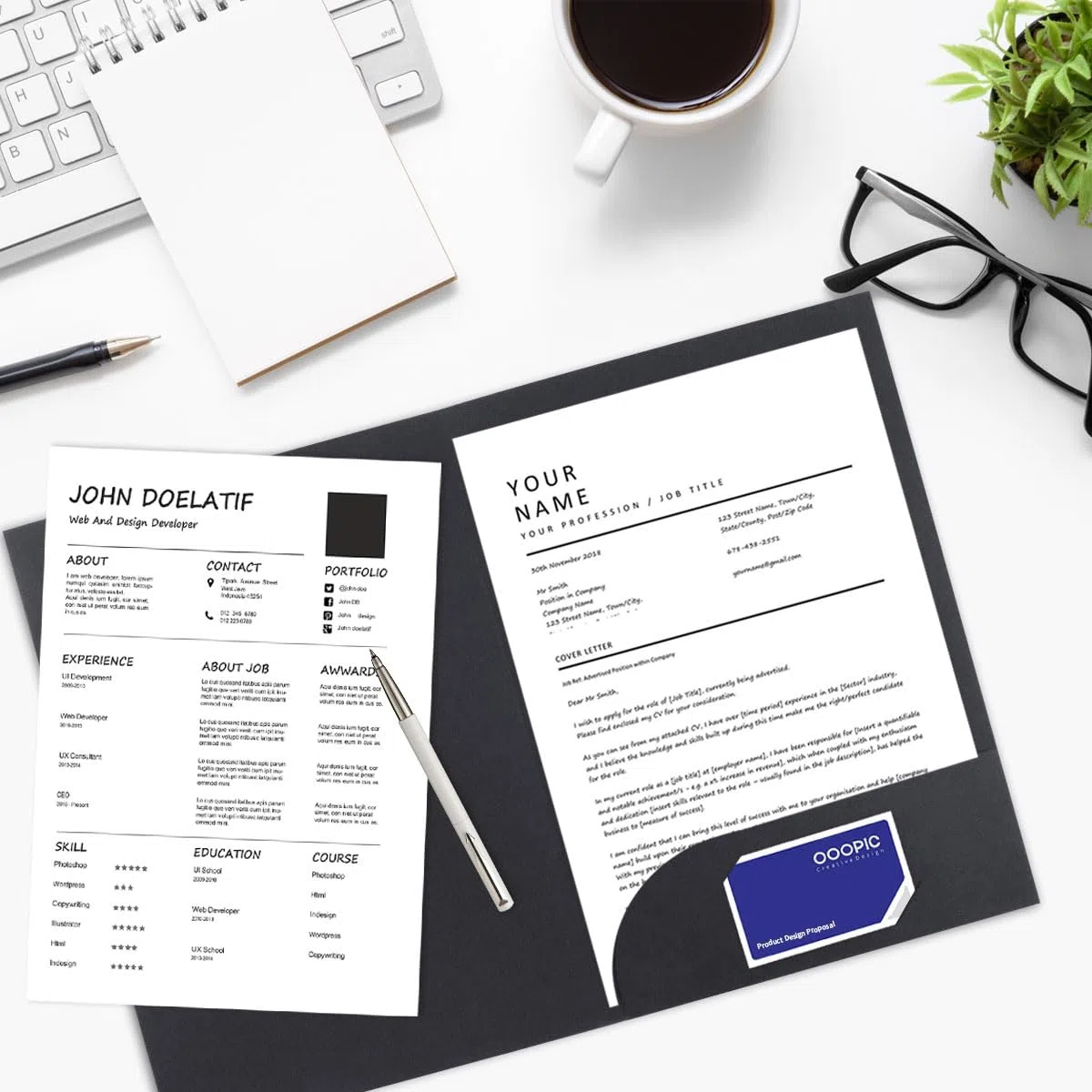 12 Pezzi Cartella di File A4 in Carta Kraft, Cartelline Portadocumenti, Cartella Portadocumenti con Scomparto, Cartellina per Documenti, Progetti e Documenti Presentazioni per Ufficio, Scuola, Casa