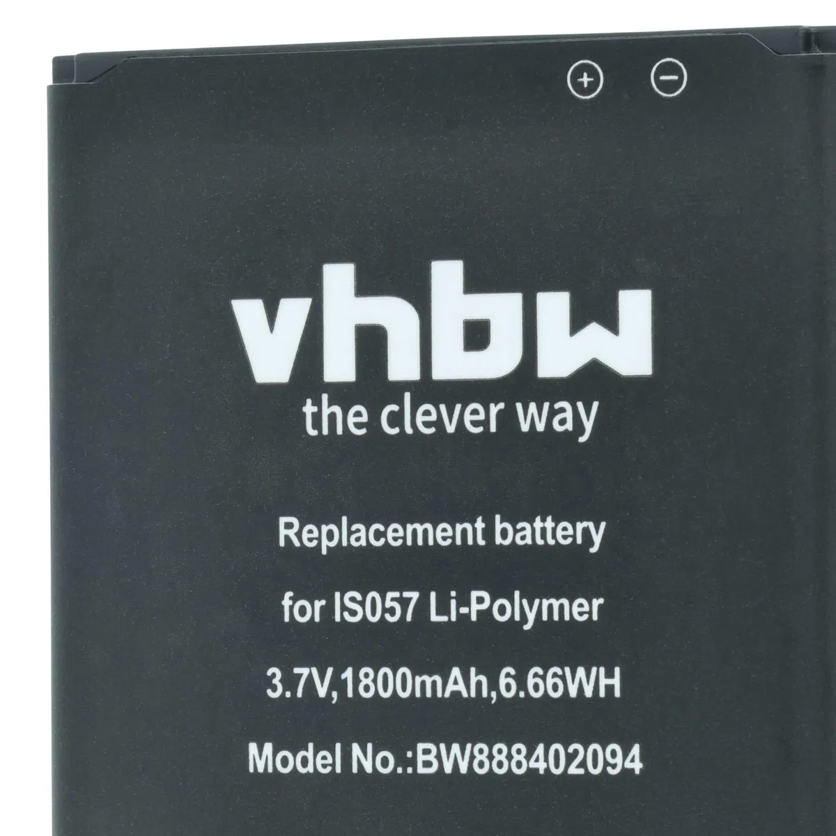 vhbw batteria compatibile con Pax D200, D200T, IS275, Mini, myPOS D200 lettore di codici a barre, POS (1800mAh, 3,7V, Li-Poly)