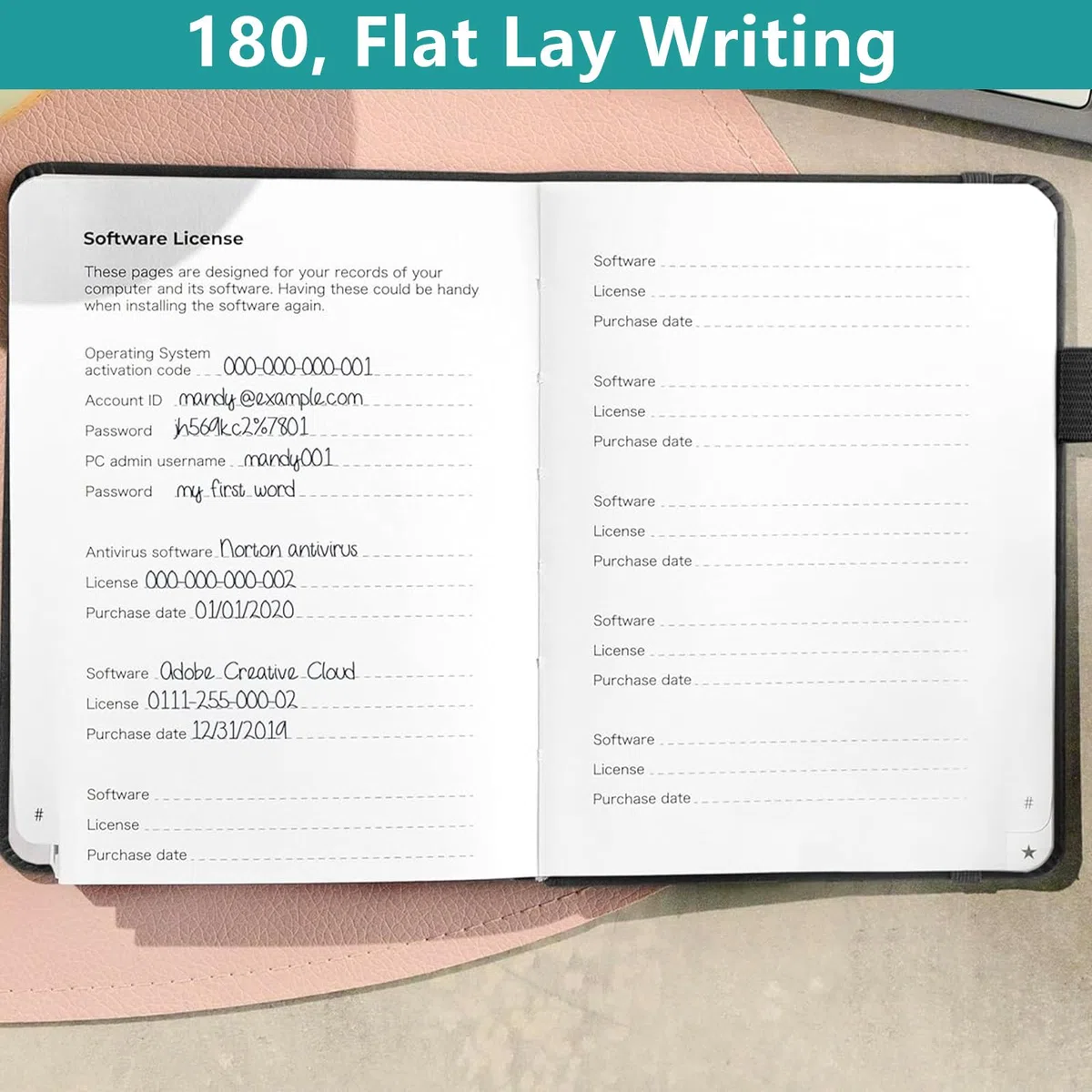 2 Pezzi Delle Password Book, Indice Dalla A Alla Z Rubrica Alfabetica Quadern con Penne Gel, Password Book con Linguette, per Accessi A Internet, Gestione Indirizzi, Nomi Utente (Nero, Verde)