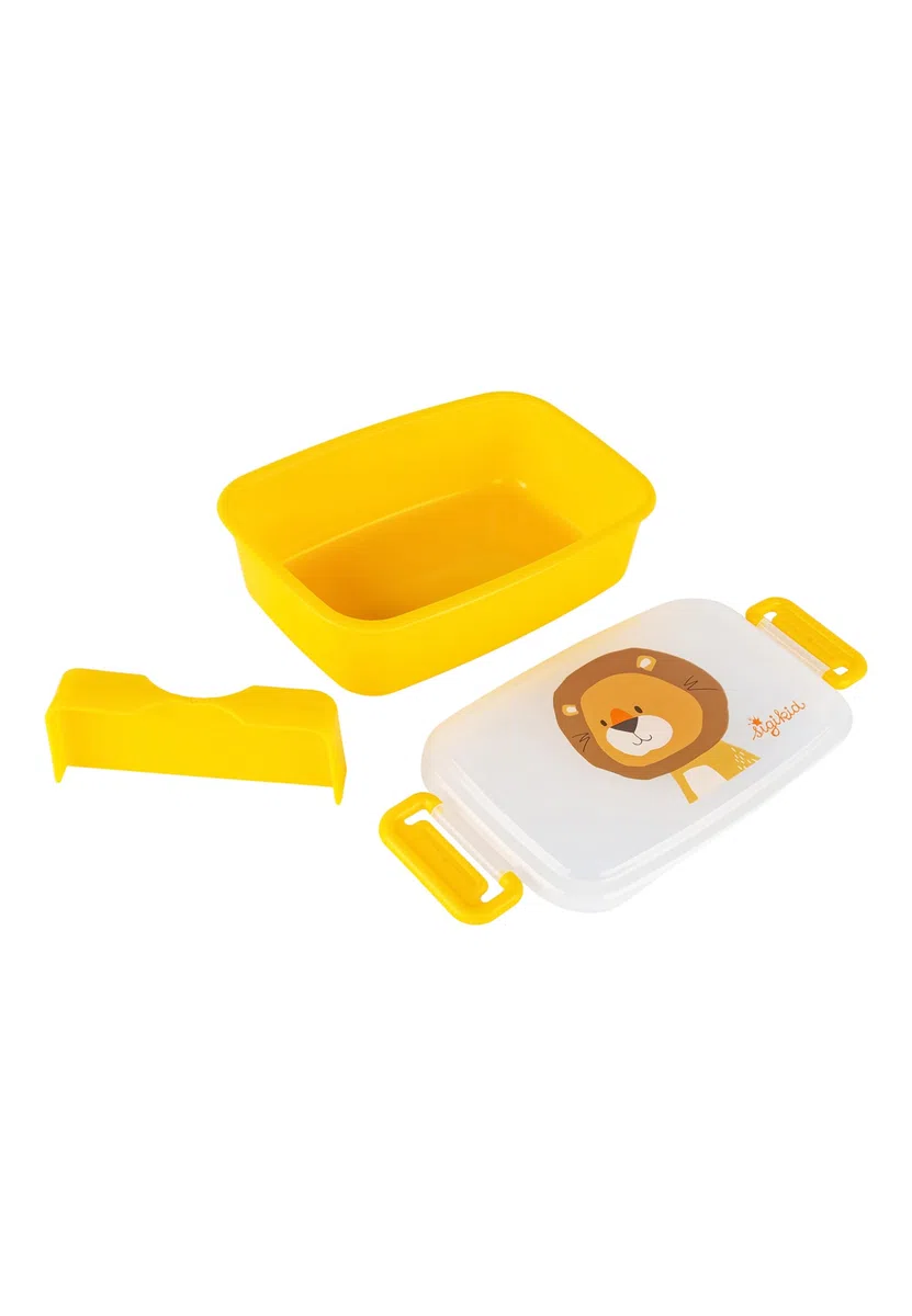 Sigikid 25364 - Contenitore per il pranzo con divisorio, senza BPA, sicuro, leggero, consigliato per bambini a partire da 1 anno
