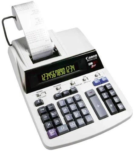 Canon MP1411-LTS Scrivania Calcolatrice con stampa Bianco calcolatrice