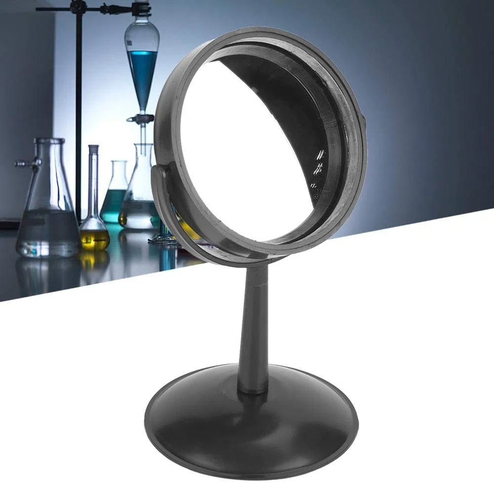 Hztyyier Prisma Triplo Specchio Convesso ad Alta trasparenza Triplo con Supporto Strumento sperimentale Ottico per l'insegnamento della Fisica dello Spettro Luminoso(Convex Mirror)