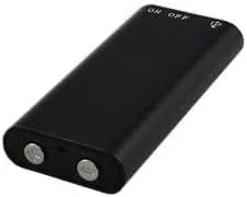 hotsell999 - Registratore vocale micro più piccolo al mondo, con 90 ore di archiviazione, registrazione vocale One Touch, memoria flash interna da 8 GB, registrazione audio digitale, ricarica rapida