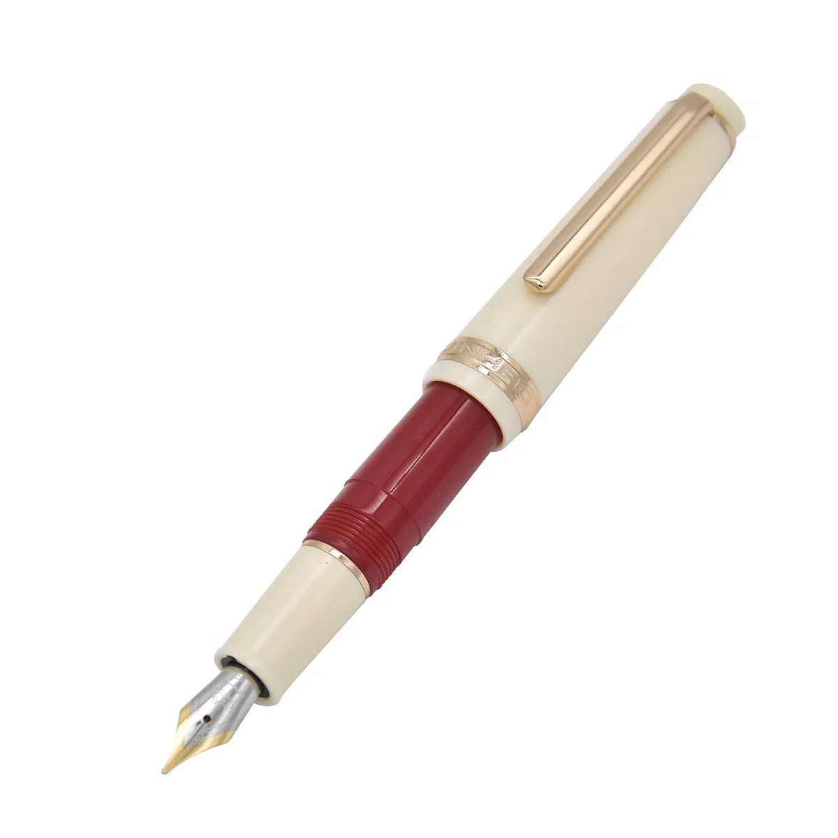 Jinhao 82 Mini penna stilografica in plastica, penna da viaggio tascabile a paragrafo corto, con convertitore di inchiostro e 20 cartucce di inchiostro nero, pennino extra fine iridio, rosso