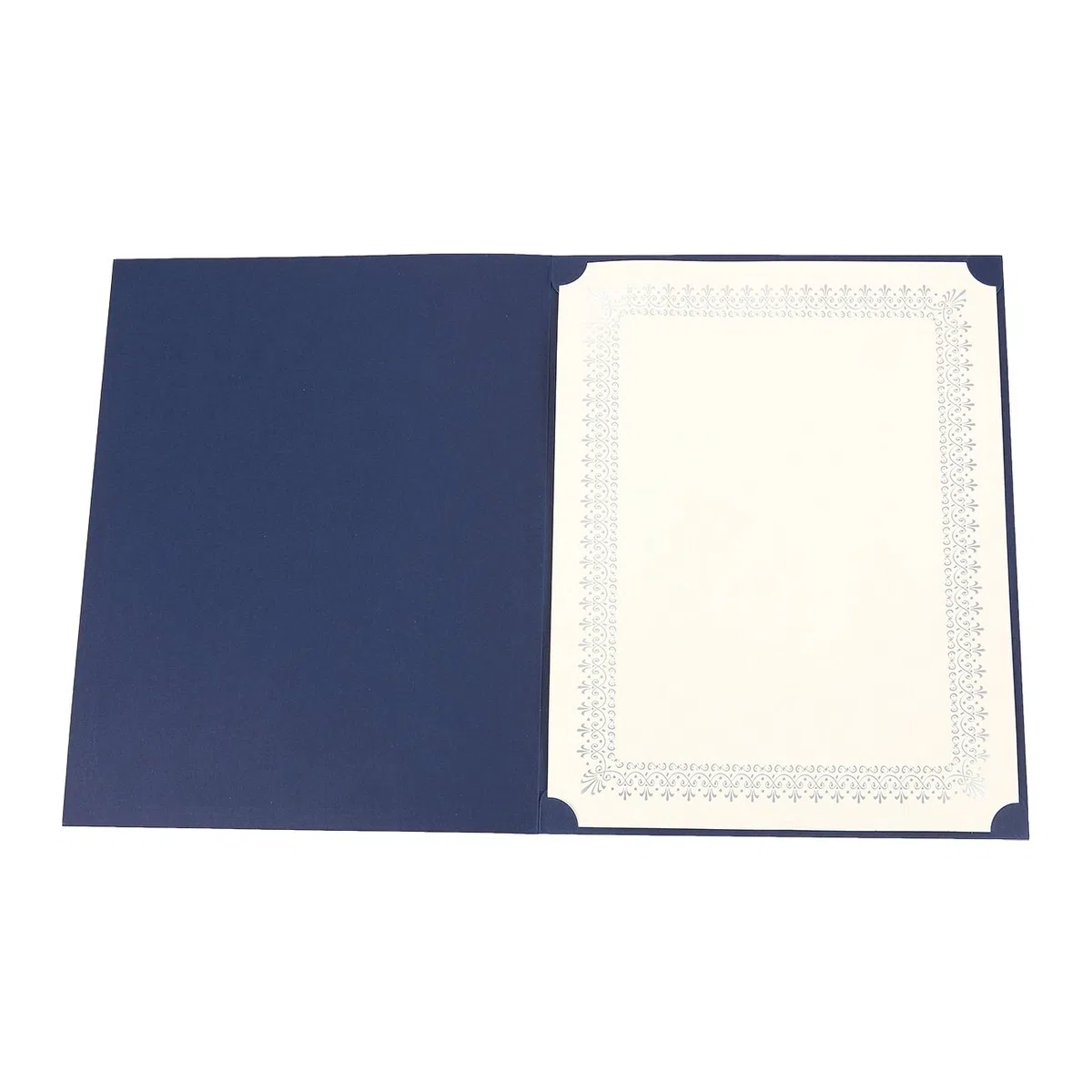 Cartelline Porta Certificato, Confezione da 12, per Diploma e Certificati di Dimensione A4, Blu, 22 x 30,8 cm