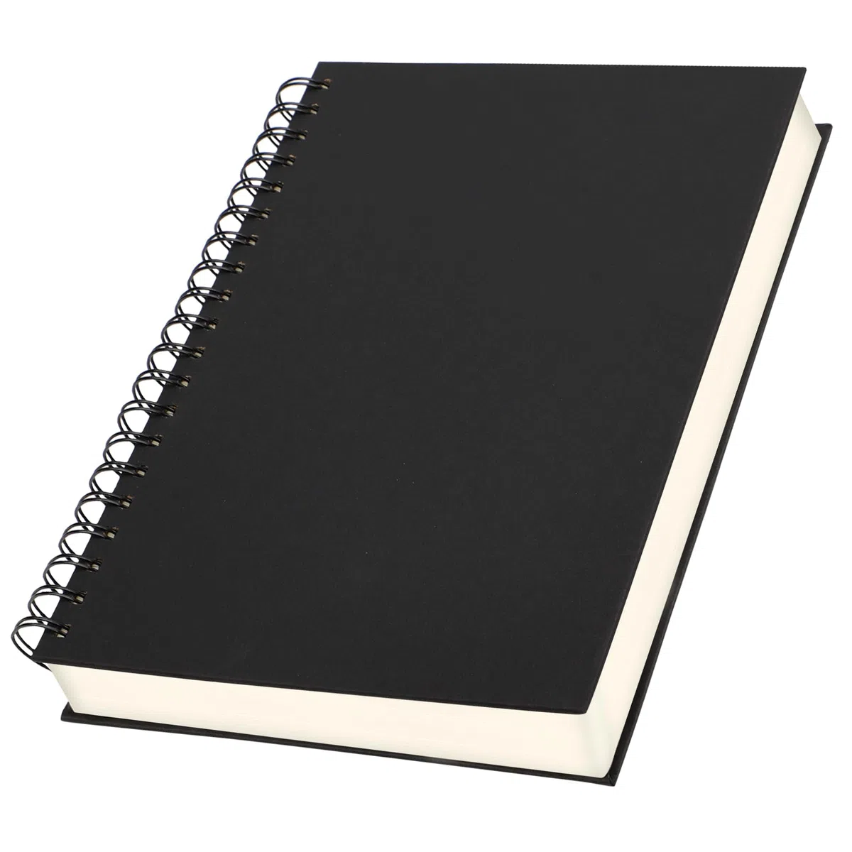 Quaderno A5 Spirale - Taccuino Appunti a Quadretti 1 Pezzi - A5 A5 Blocco Appunti Block Note - Quaderni a Spirale a Quadretti 100g / m² Carta - Notebook Quaderno Carta Spessa, Nero