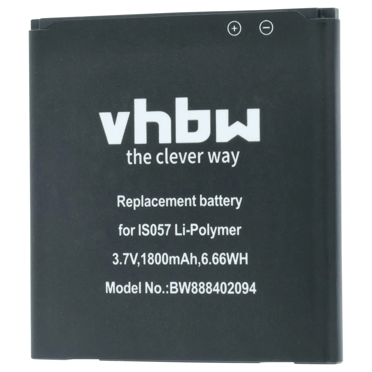 vhbw batteria compatibile con Pax D200, D200T, IS275, Mini, myPOS D200 lettore di codici a barre, POS (1800mAh, 3,7V, Li-Poly)