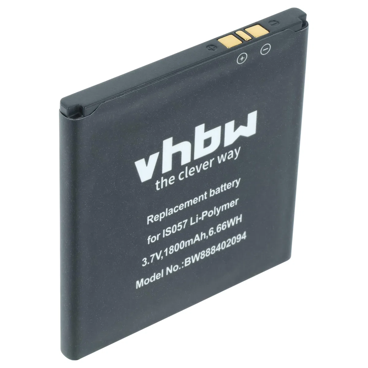 vhbw batteria compatibile con Pax D200, D200T, IS275, Mini, myPOS D200 lettore di codici a barre, POS (1800mAh, 3,7V, Li-Poly)